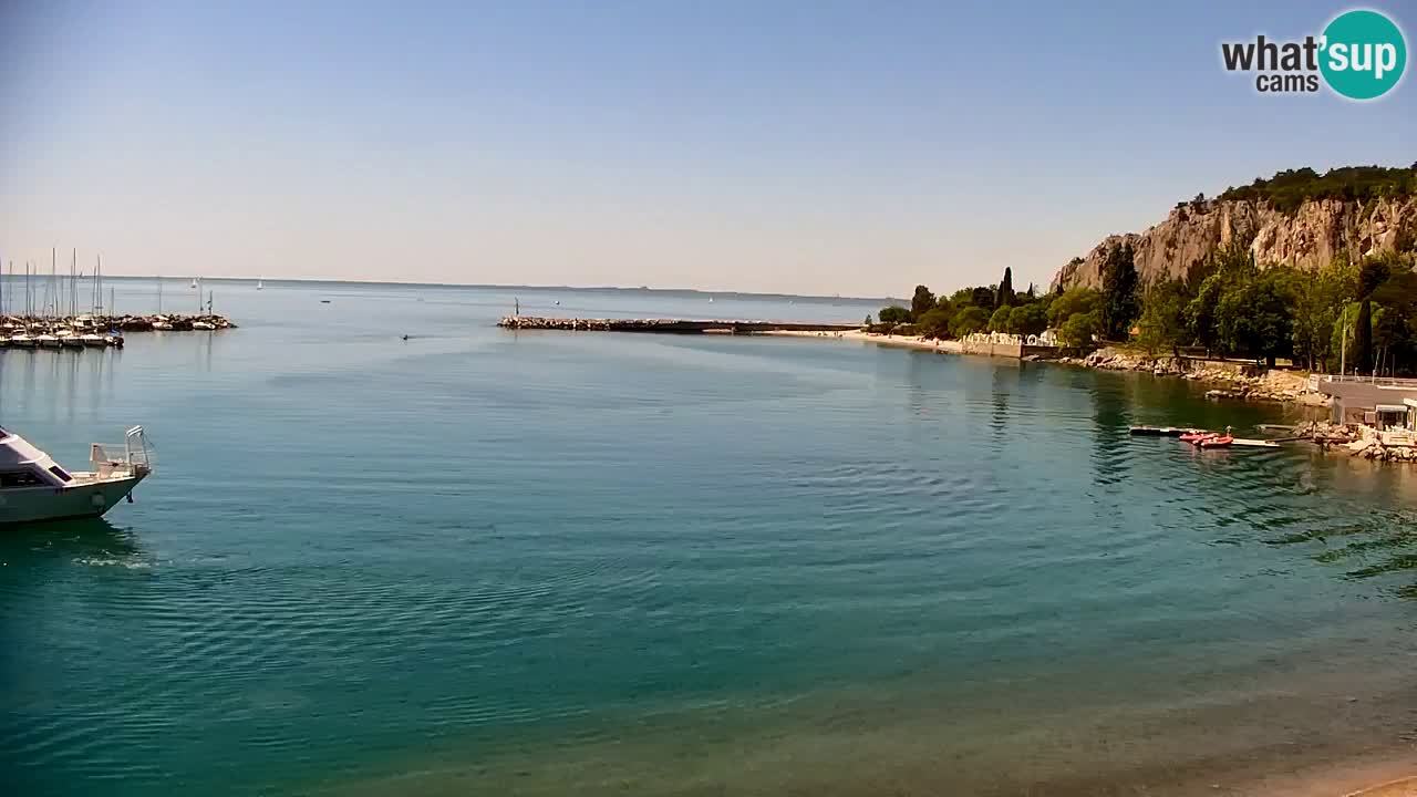 Webcam Sistiana – Blick auf Marina und Bucht