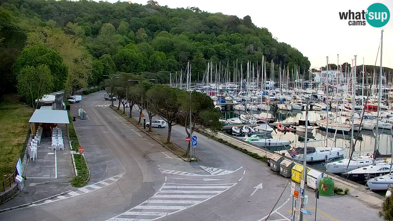 Webcam Sistiana – Vista sulla marina e sulla baia