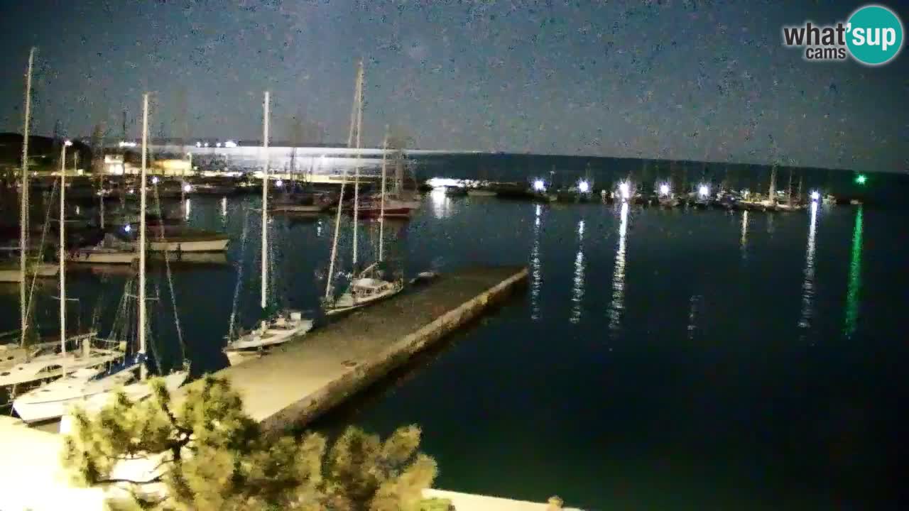 Spletna kamera Sesljan (Sistiana) – Pogled na marino in zaliv