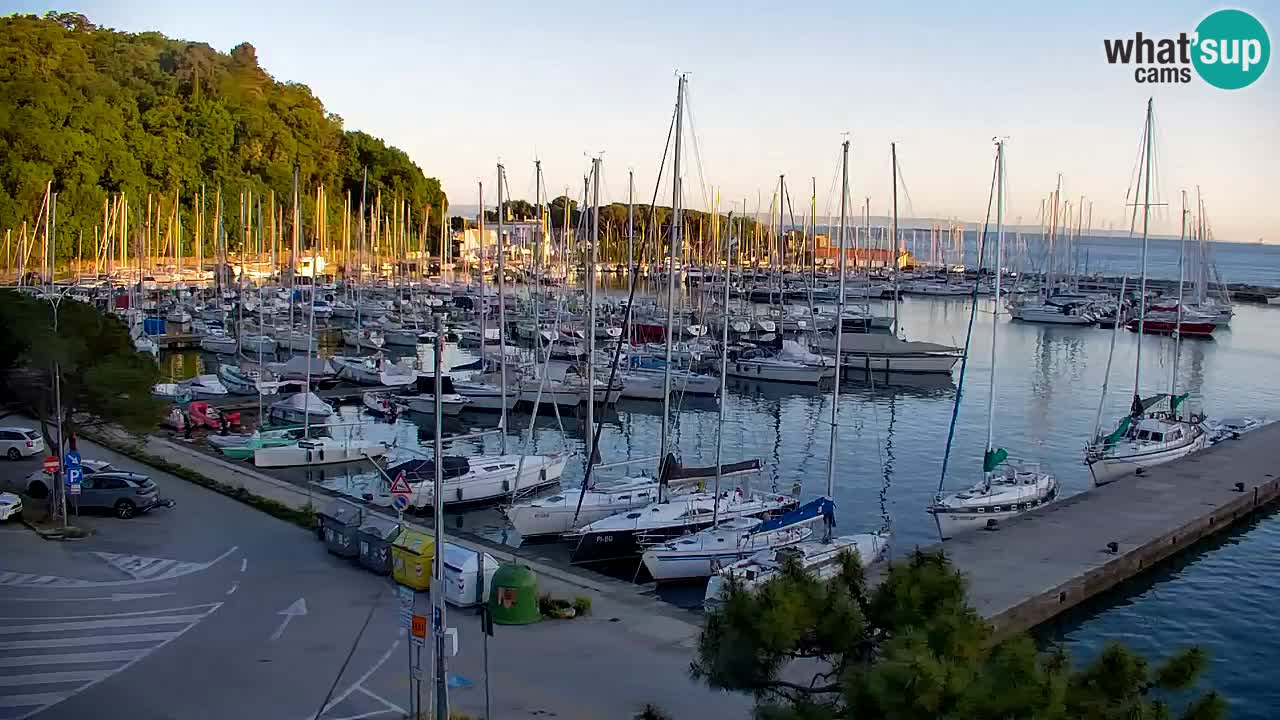 Webcam Sistiana – Blick auf Marina und Bucht