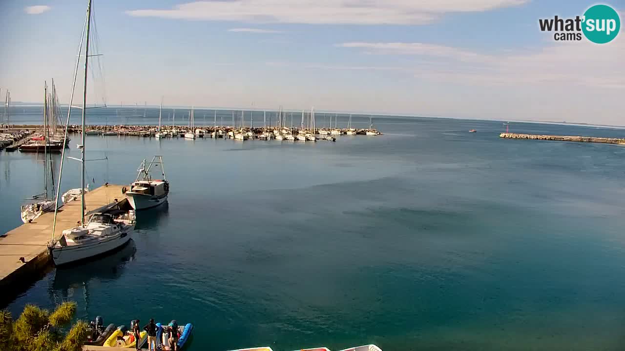Webcam Sistiana – Blick auf Marina und Bucht