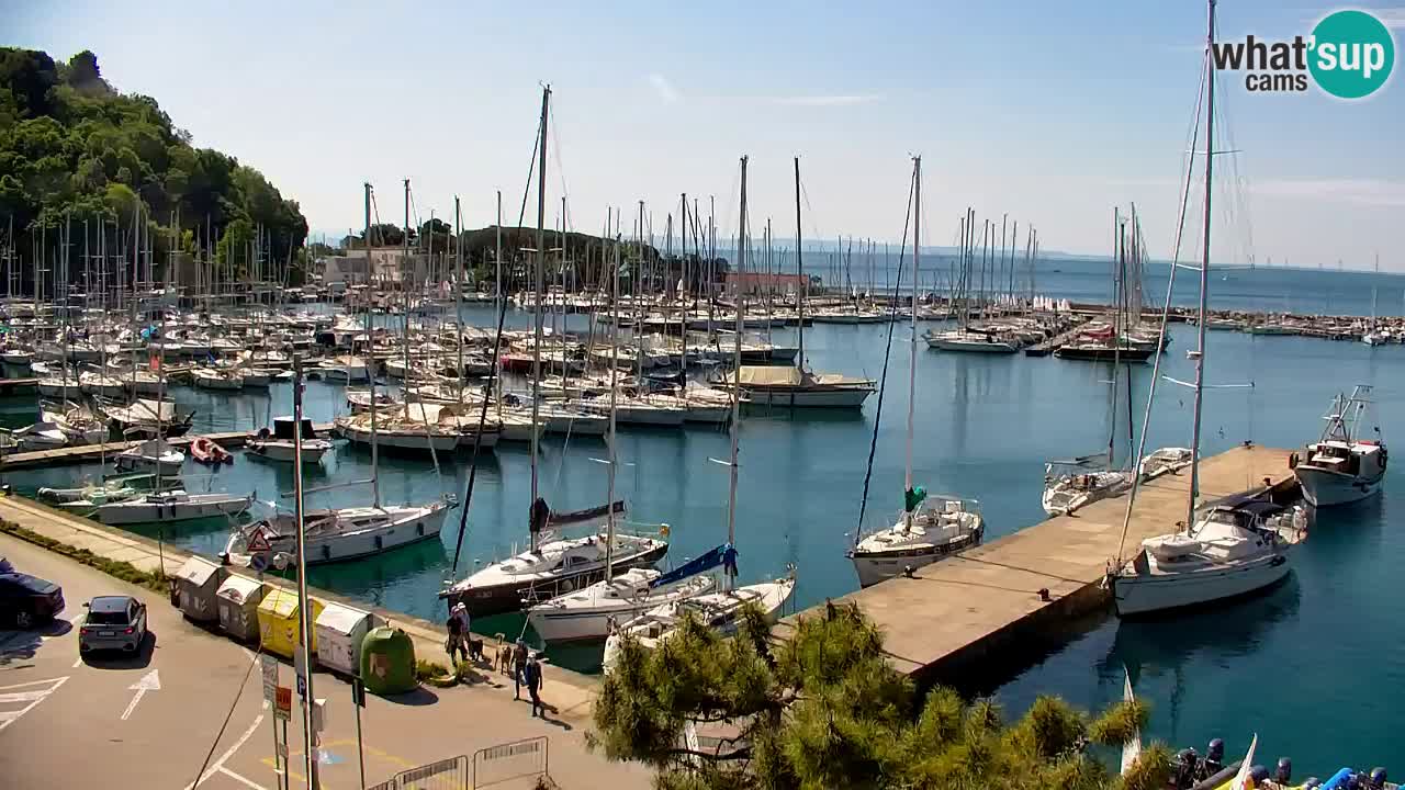 Webcam Sistiana – Pogled na marinu i zaljev