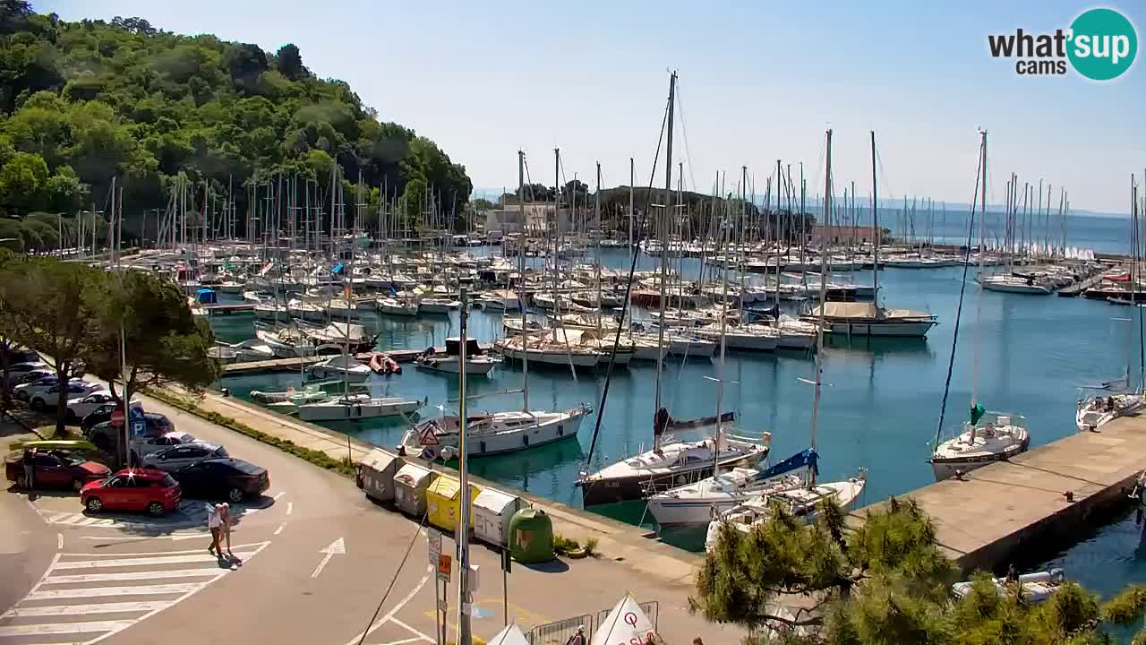 Webcam Sistiana – Blick auf Marina und Bucht