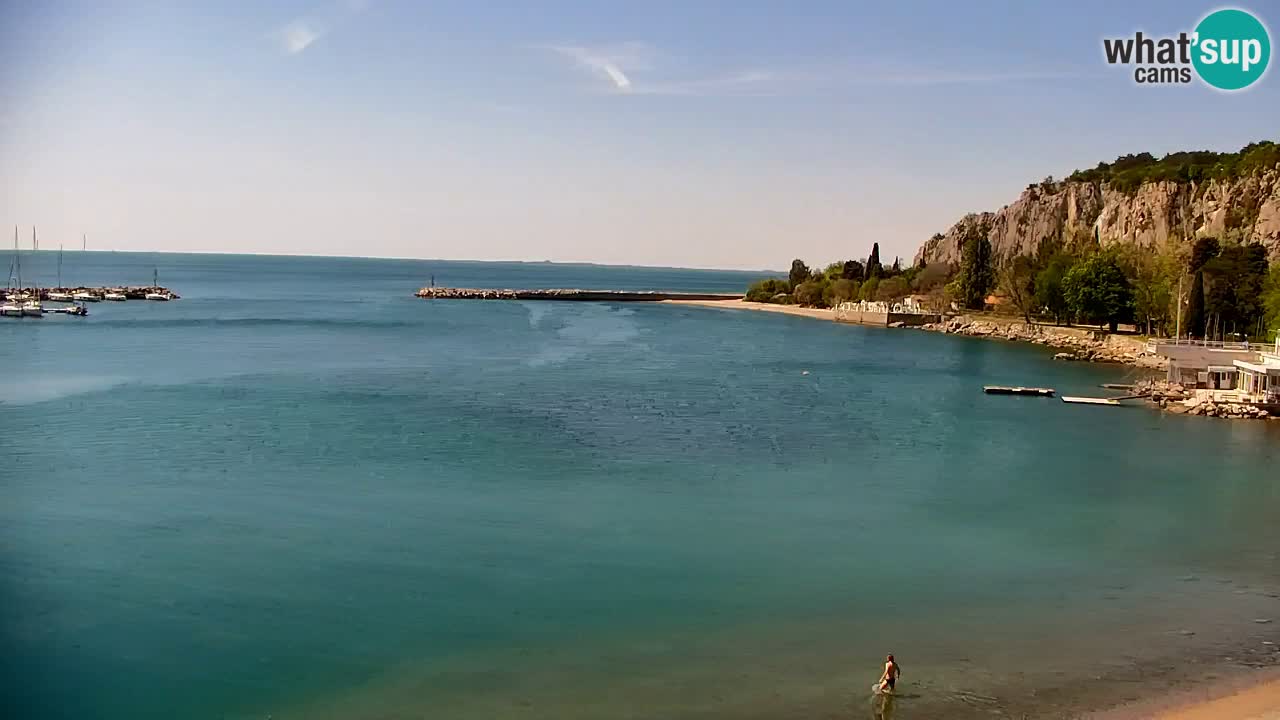 Webcam Sistiana – Vista sulla marina e sulla baia