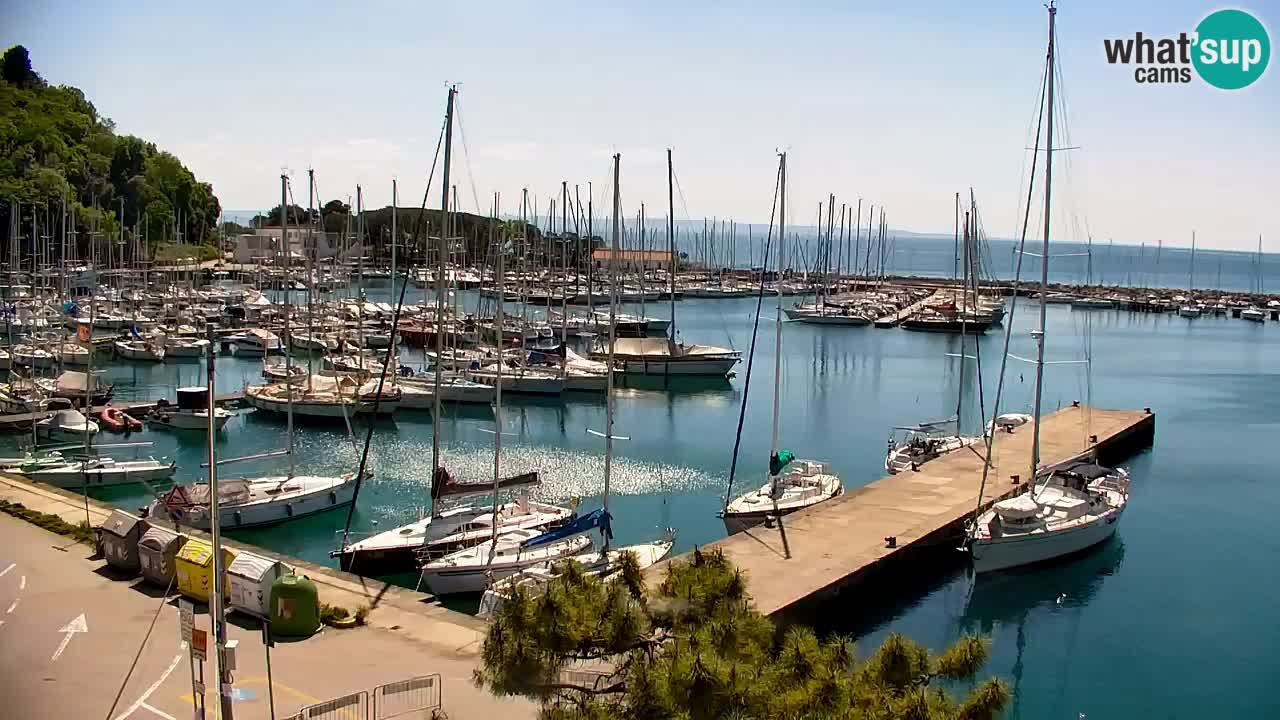 Webcam Sistiana – Vista sulla marina e sulla baia