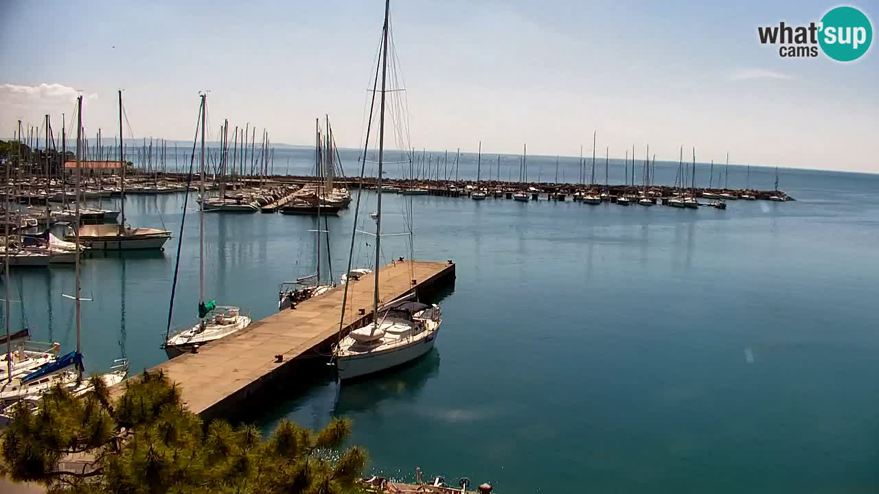 Webcam Sistiana – Vista sulla marina e sulla baia