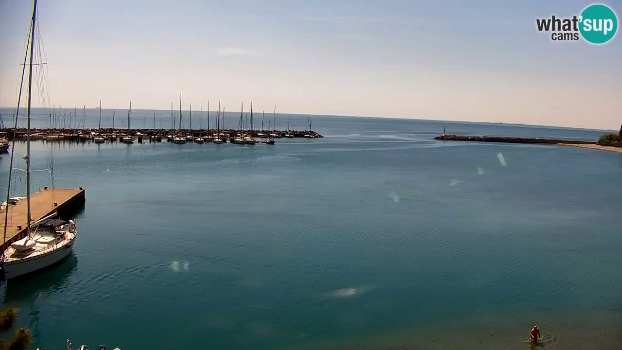 Webcam Sistiana – Pogled na marinu i zaljev