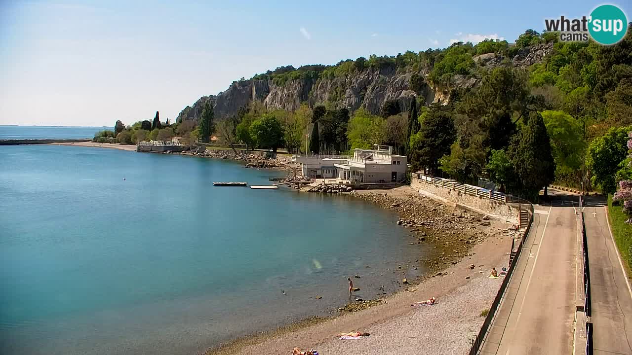 Webcam Sistiana – Blick auf Marina und Bucht