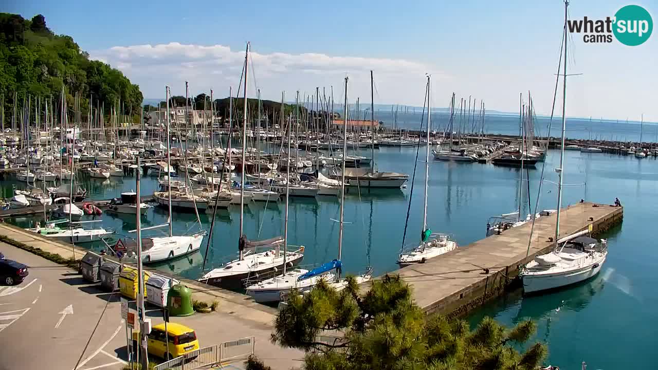 Webcam Sistiana – Blick auf Marina und Bucht