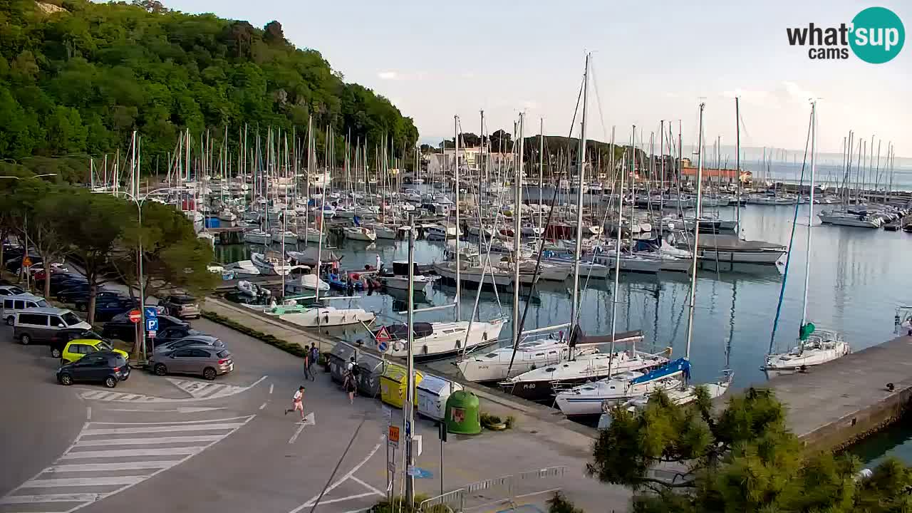 Webcam Sistiana – Vista sobre la marina y la bahía