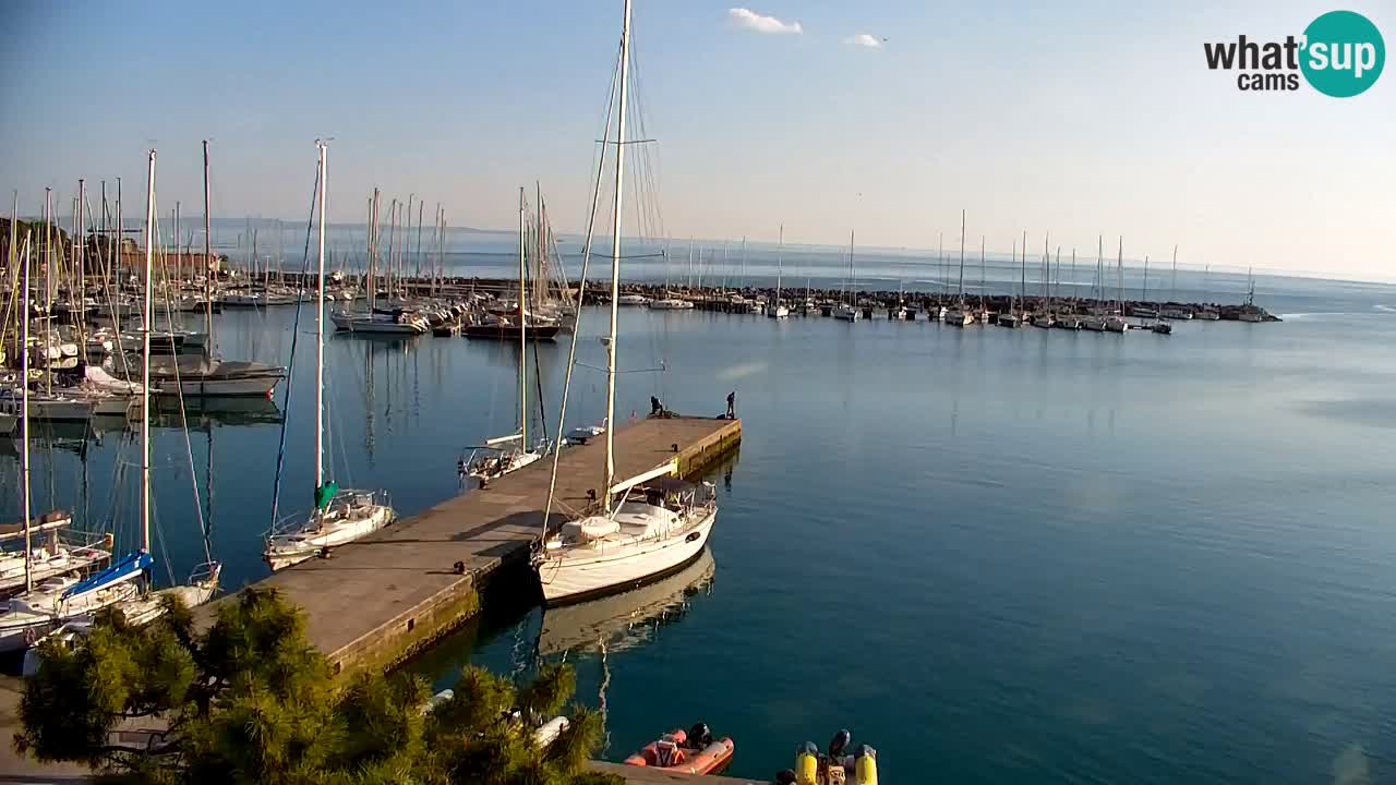 Webcam Sistiana – Blick auf Marina und Bucht