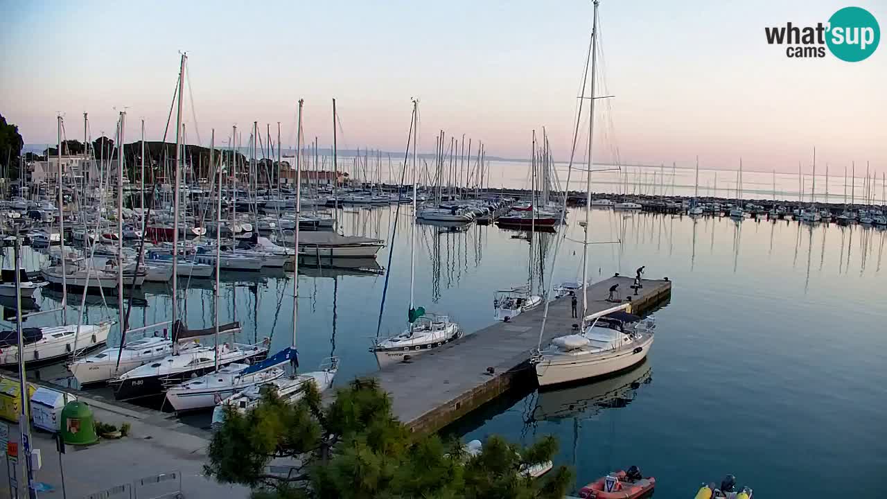 Webcam Sistiana – Blick auf Marina und Bucht
