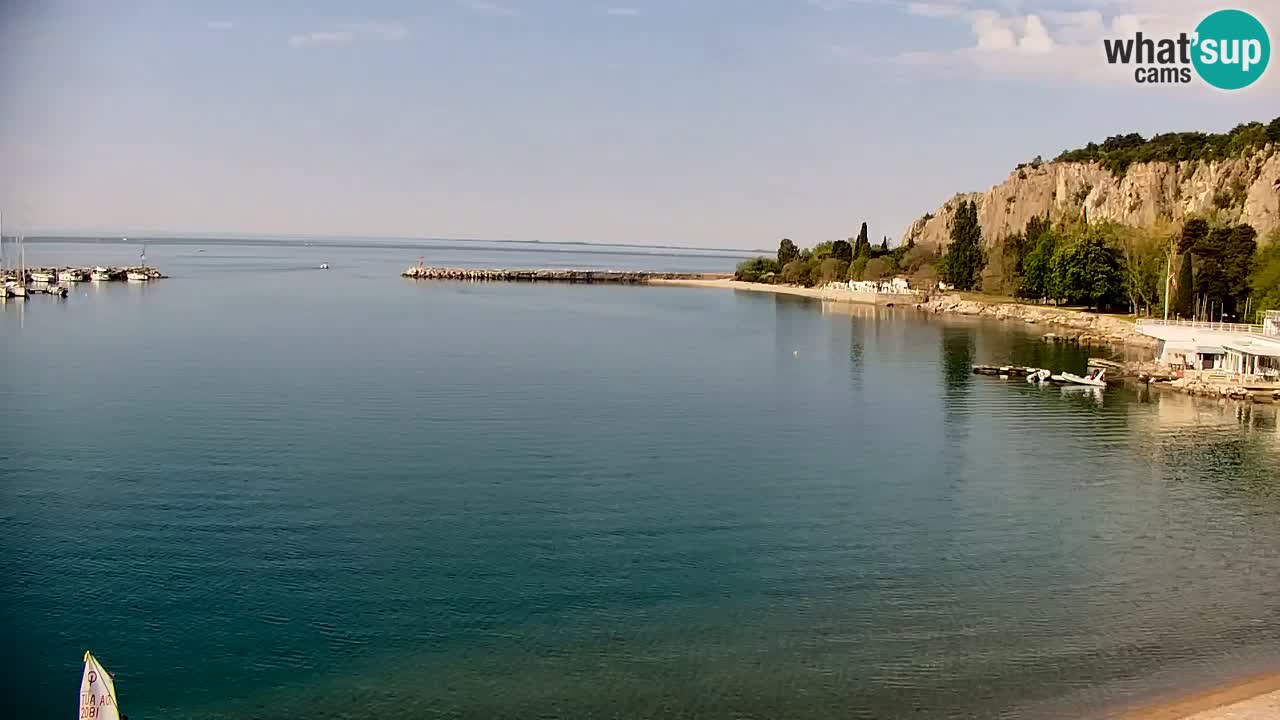 Webcam Sistiana – Vista sulla marina e sulla baia