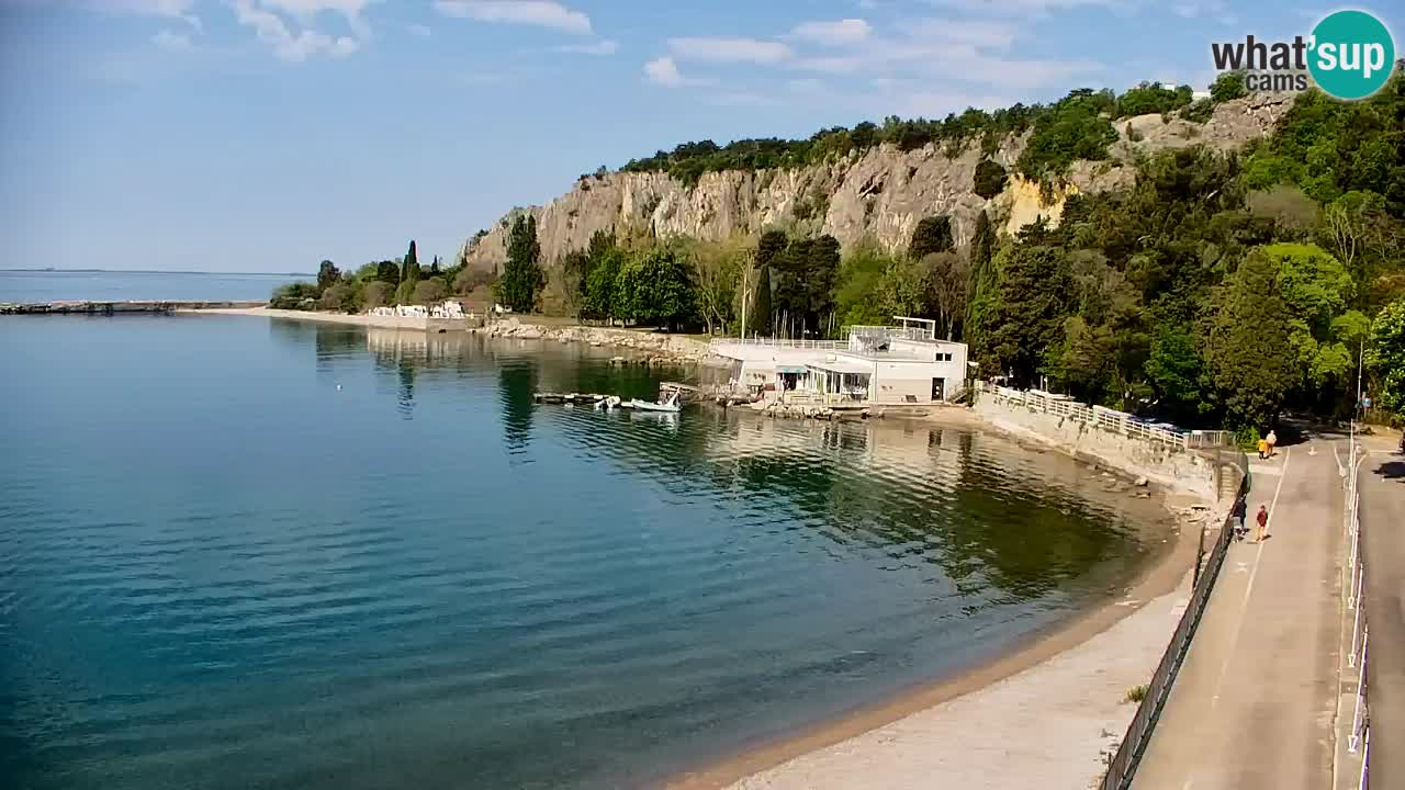 Webcam Sistiana – Pogled na marinu i zaljev