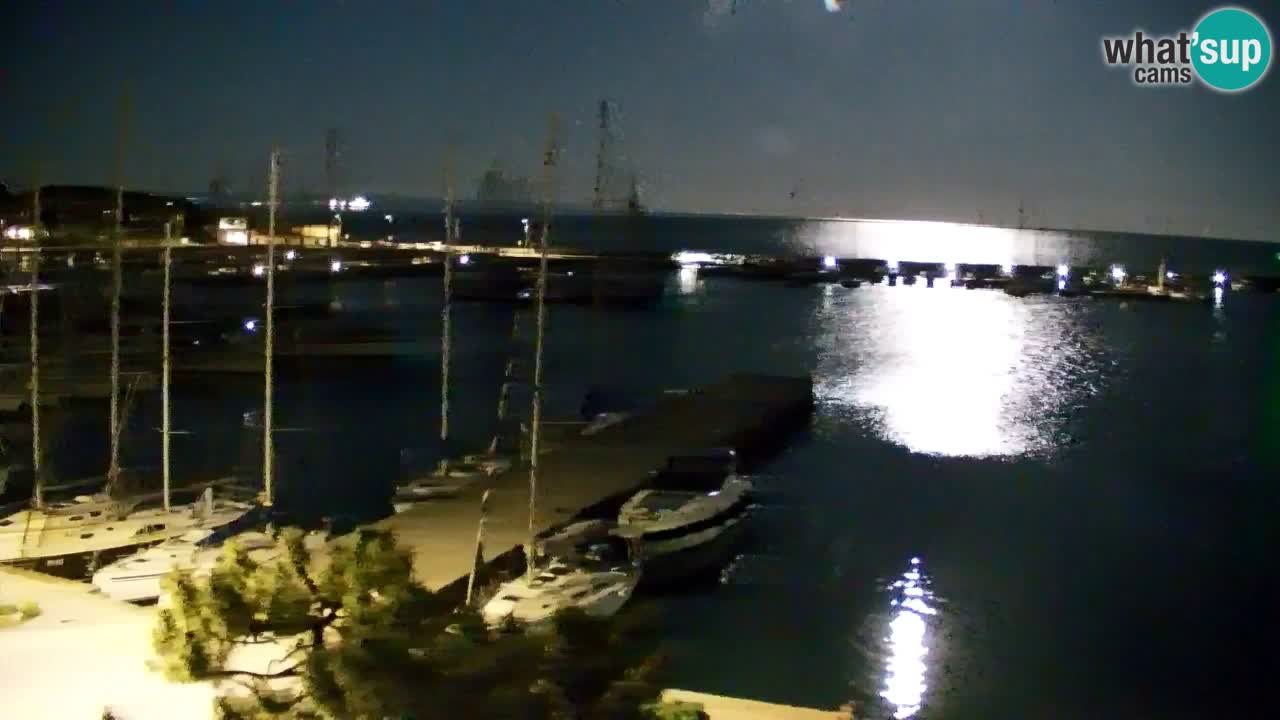 Webcam Sistiana – Vista sobre la marina y la bahía