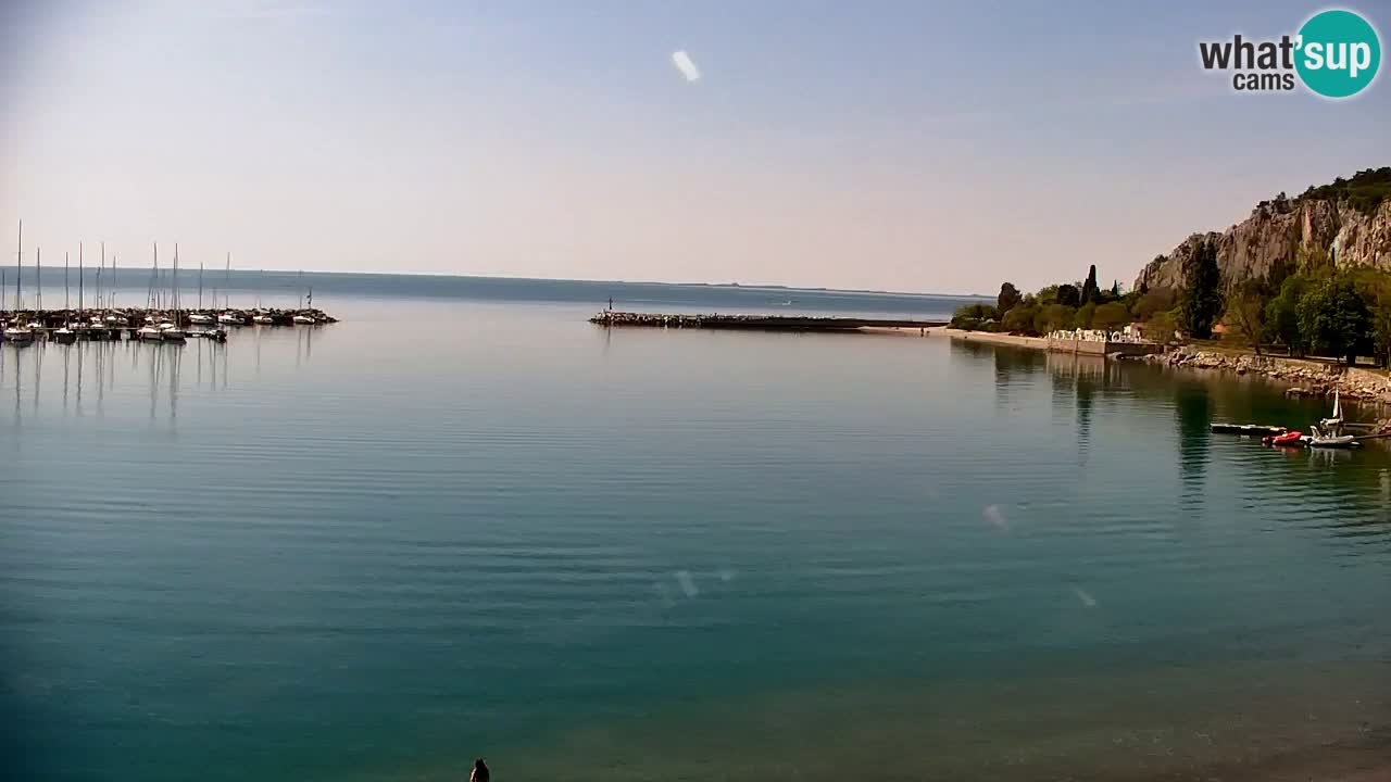 Webcam Sistiana – Vista sulla marina e sulla baia