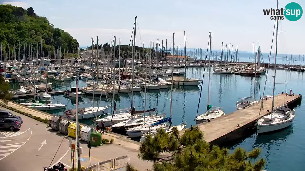 Webcam Sistiana – Blick auf Marina und Bucht