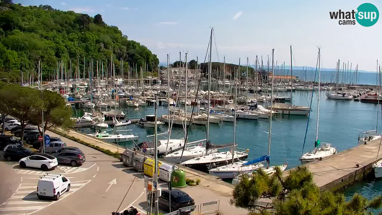 Webcam Sistiana – Blick auf Marina und Bucht