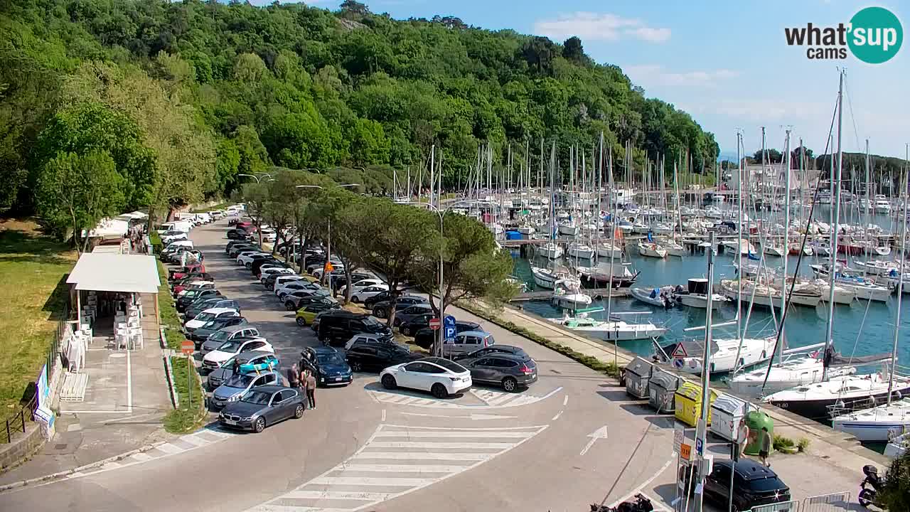 Webcam Sistiana – Blick auf Marina und Bucht
