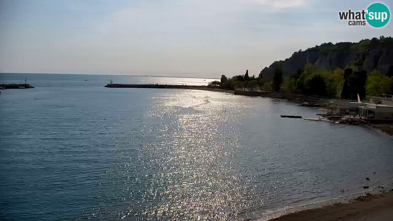 Webcam Sistiana – Pogled na marinu i zaljev