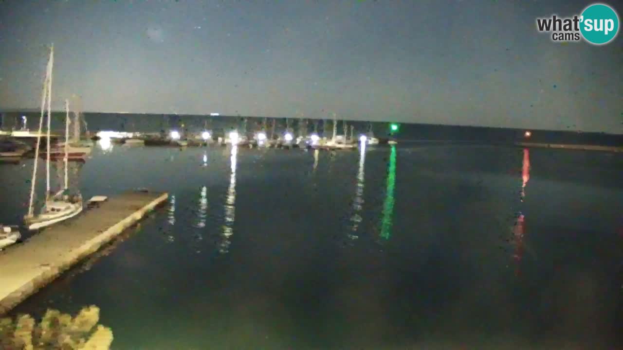 Webcam Sistiana – Vue sur la marina et la baie