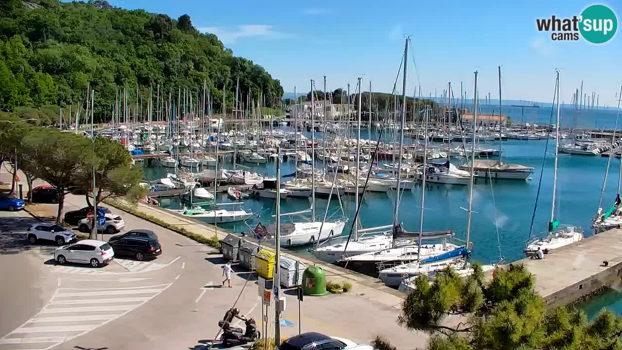 Webcam Sistiana – Vista sulla marina e sulla baia