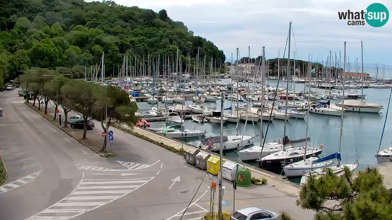 Webcam Sistiana – Vue sur la marina et la baie