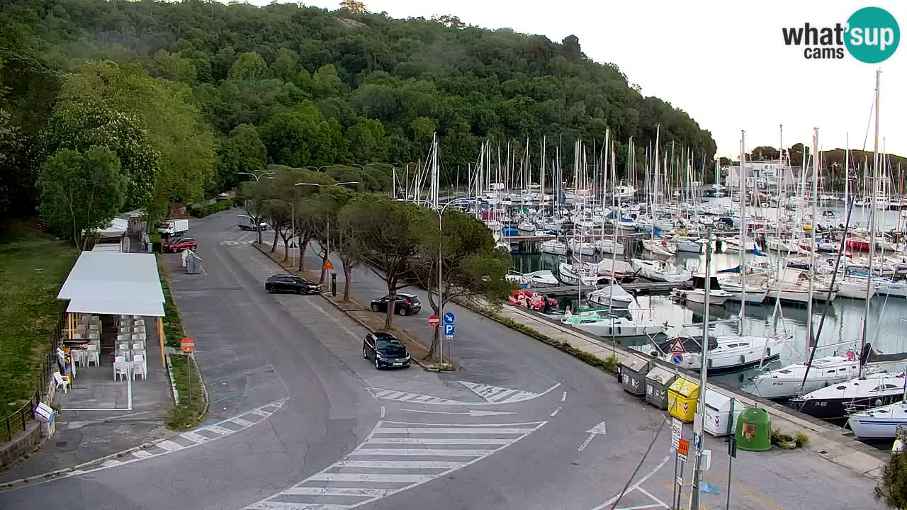 Webcam Sistiana – Blick auf Marina und Bucht
