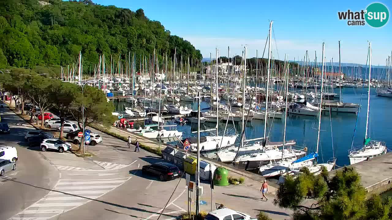 Webcam Sistiana – Vista sulla marina e sulla baia