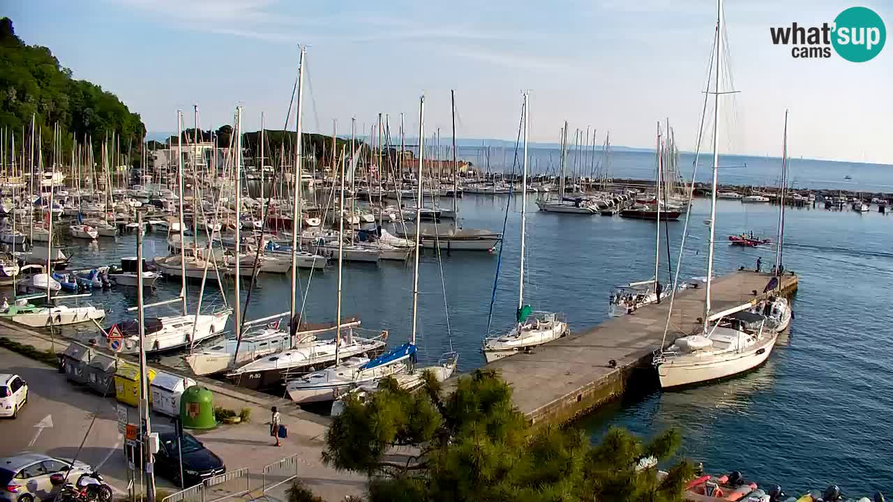 Webcam Sistiana – Pogled na marinu i zaljev