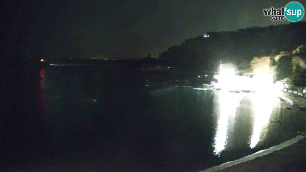 Webcam Sistiana – Vue sur la marina et la baie