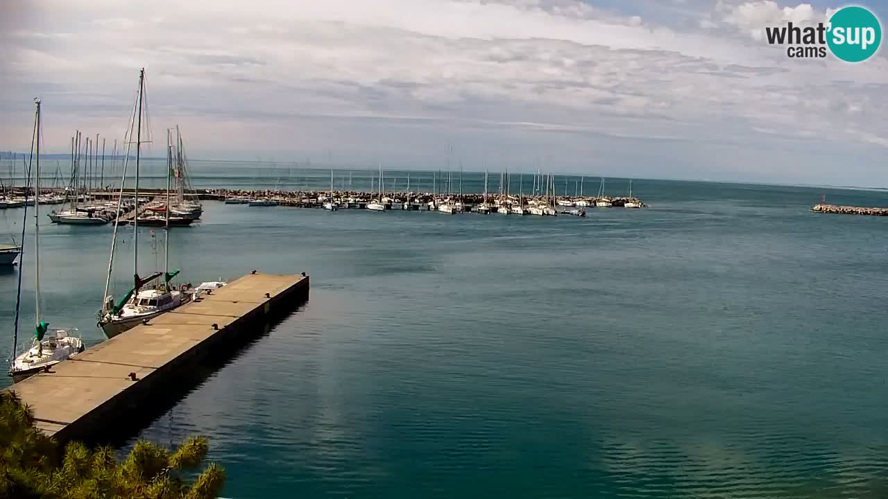 Webcam Sistiana – Vista sobre la marina y la bahía