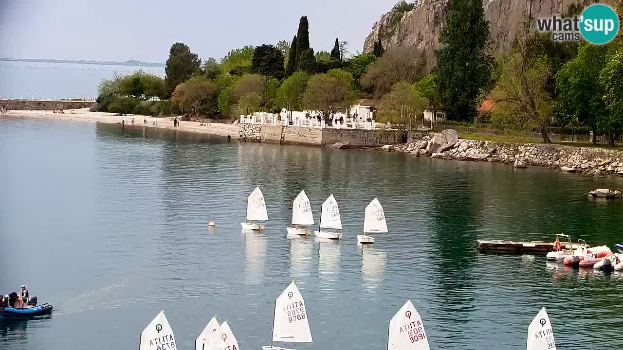 Webcam Sistiana – Vue sur la marina et la baie