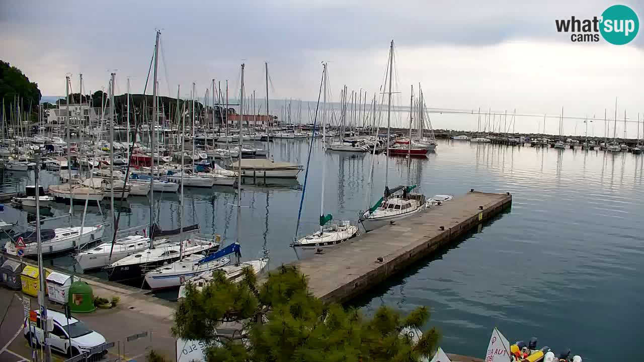 Spletna kamera Sesljan (Sistiana) – Pogled na marino in zaliv