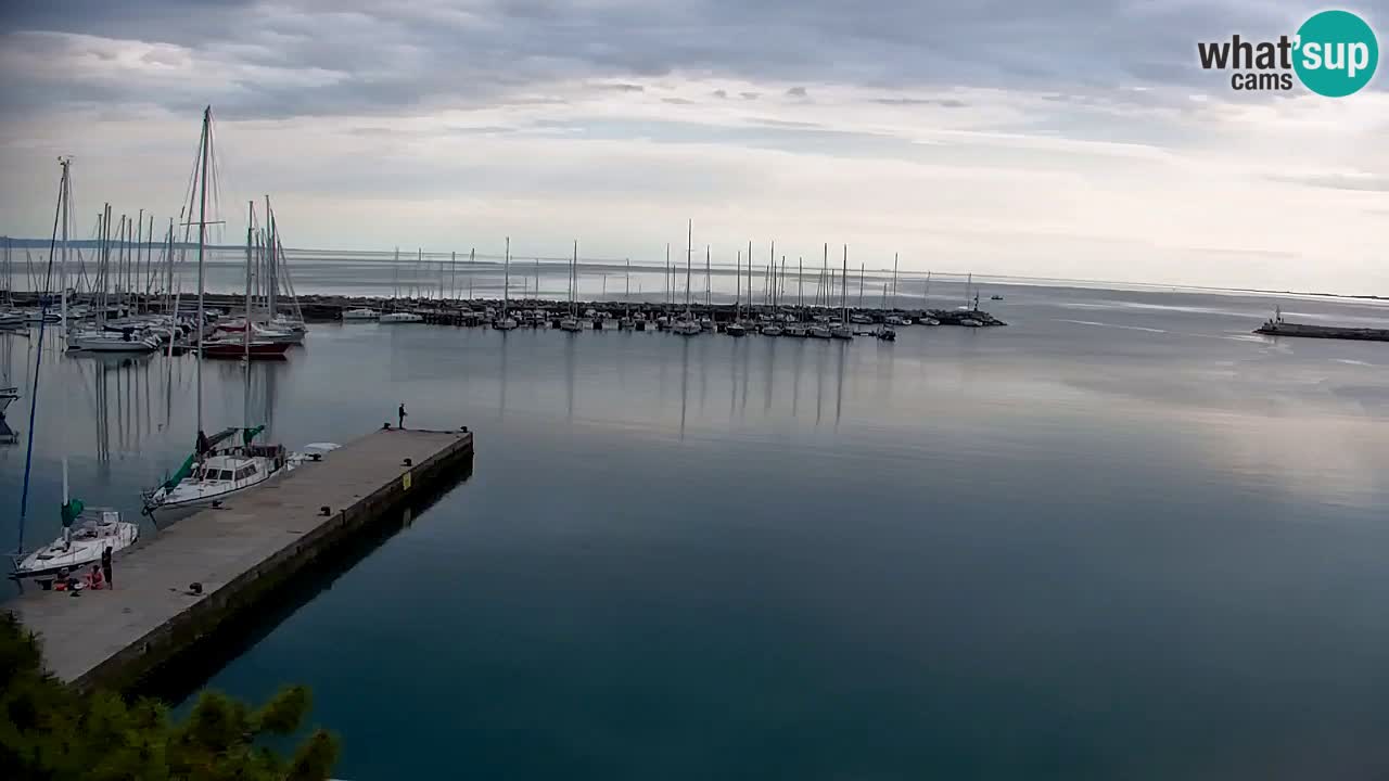 Webcam Sistiana – Blick auf Marina und Bucht