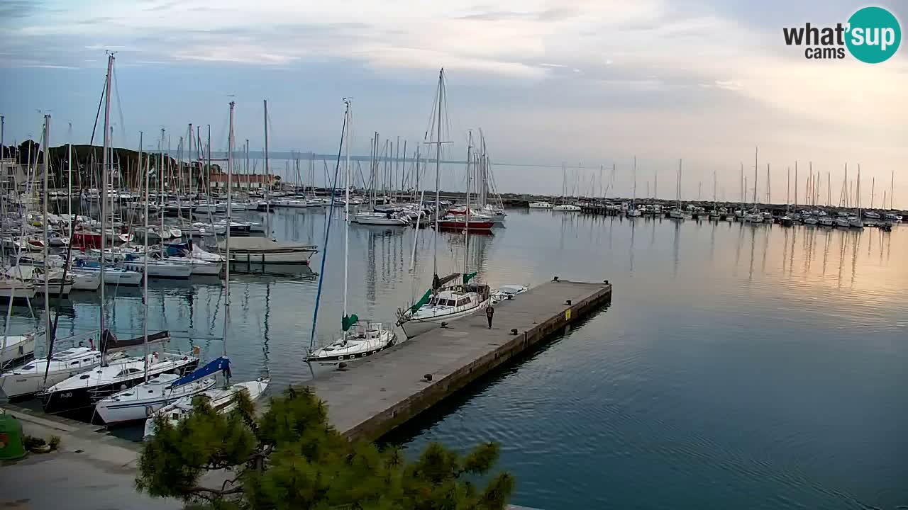 Webcam Sistiana – Vista sobre la marina y la bahía