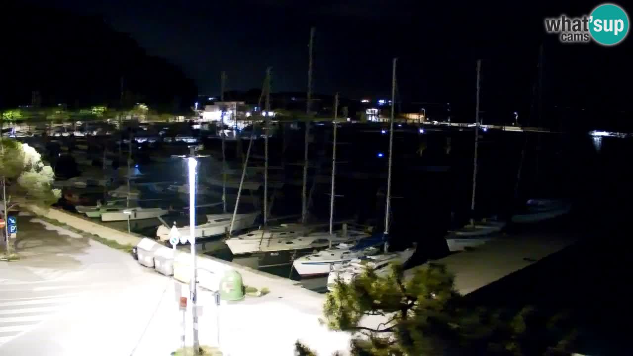 Webcam Sistiana – Pogled na marinu i zaljev