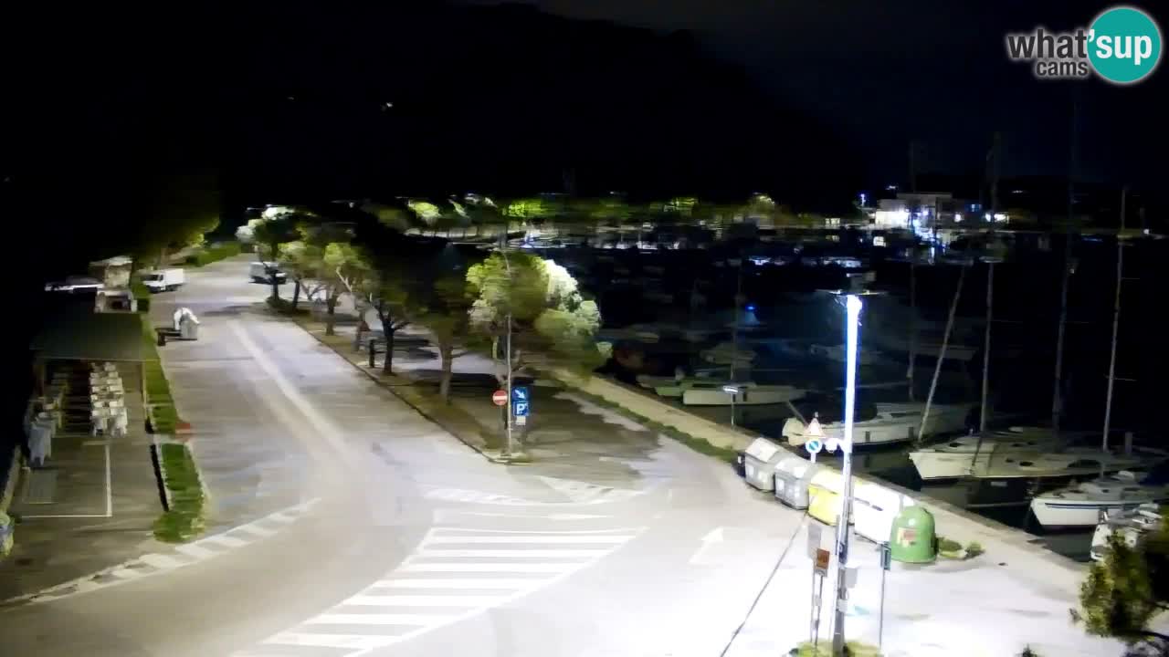 Webcam Sistiana – Vue sur la marina et la baie