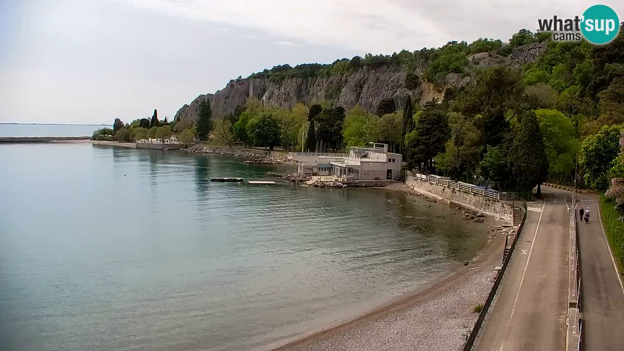 Webcam Sistiana – Vista sulla marina e sulla baia