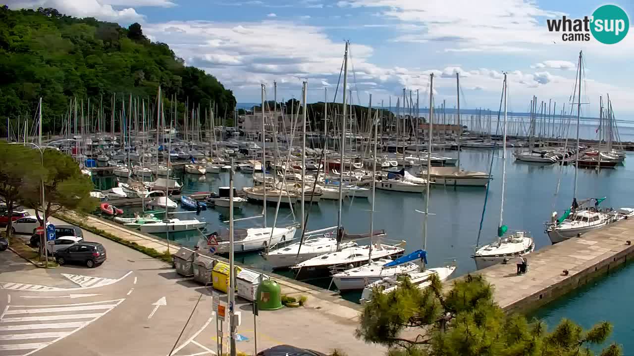 Webcam Sistiana – Blick auf Marina und Bucht