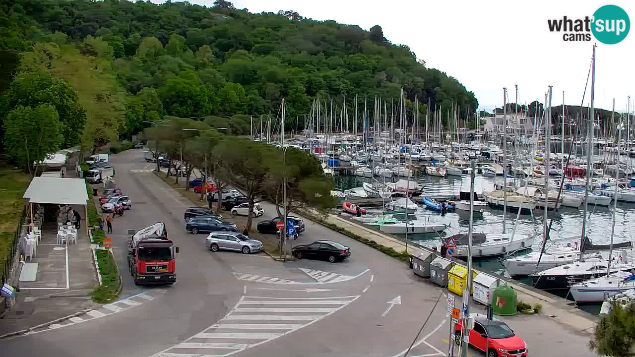 Webcam Sistiana – Blick auf Marina und Bucht