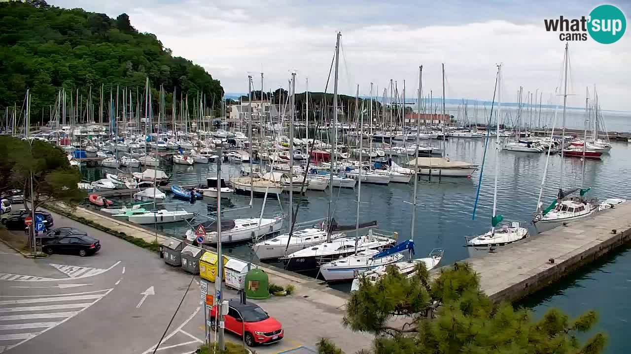 Webcam Sistiana – Blick auf Marina und Bucht