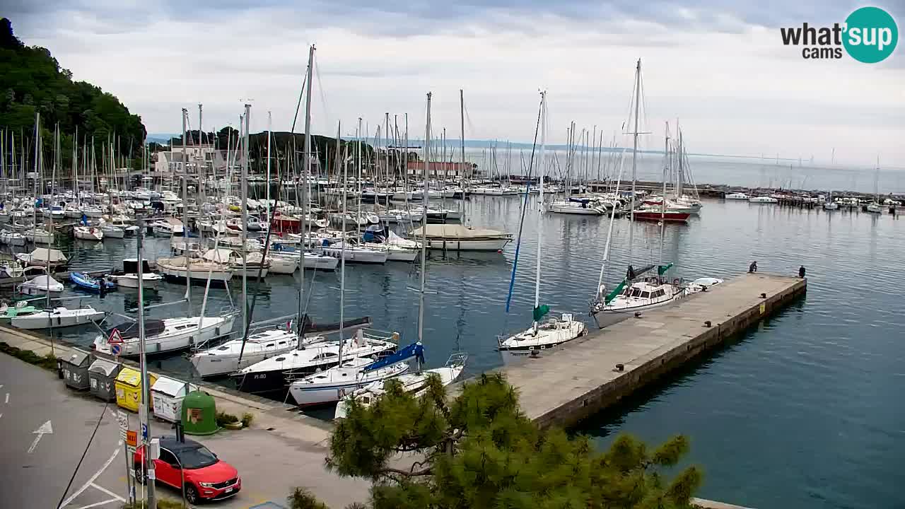 Webcam Sistiana – Vue sur la marina et la baie