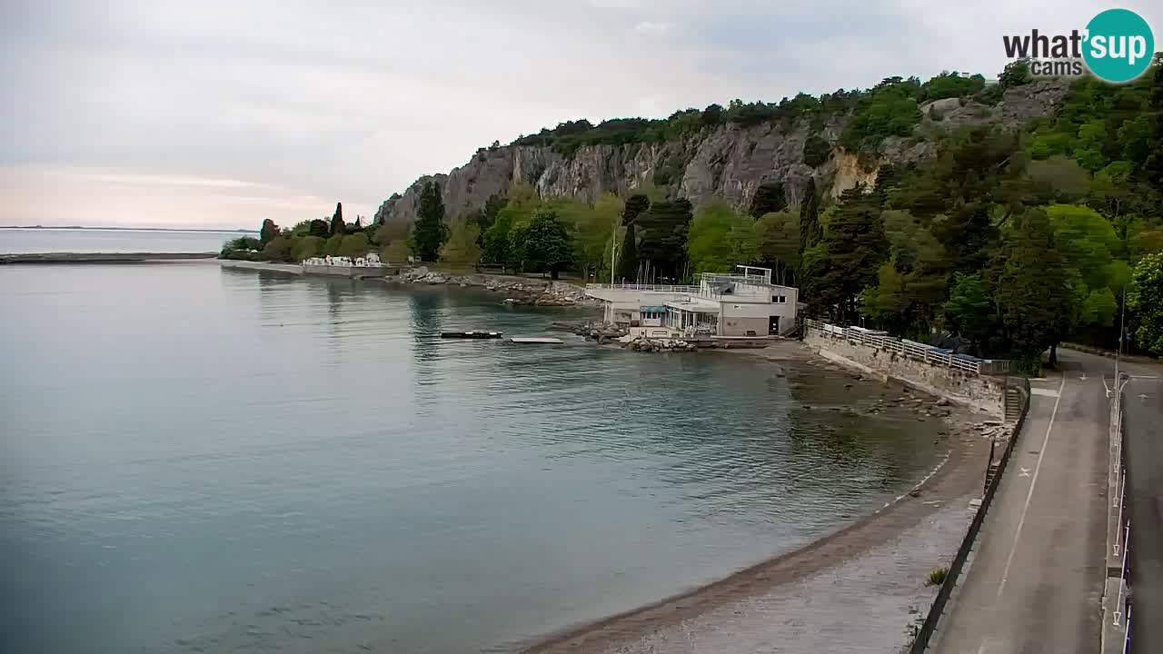 Spletna kamera Sesljan (Sistiana) – Pogled na marino in zaliv