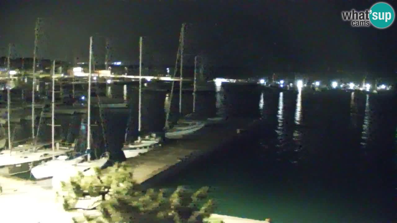 Spletna kamera Sesljan (Sistiana) – Pogled na marino in zaliv