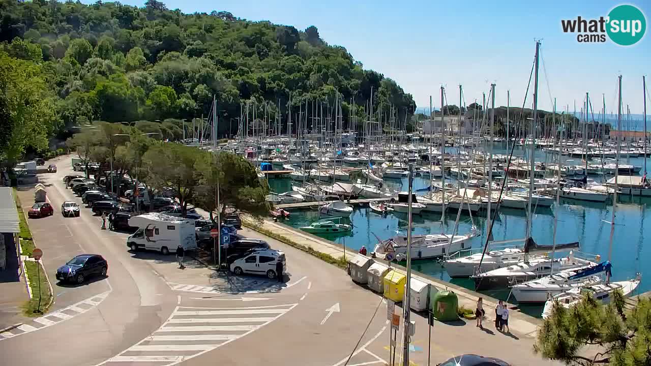 Webcam Sistiana – Vista sobre la marina y la bahía