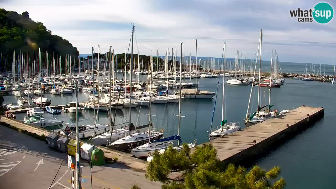 Webcam Sistiana – Vista sobre la marina y la bahía