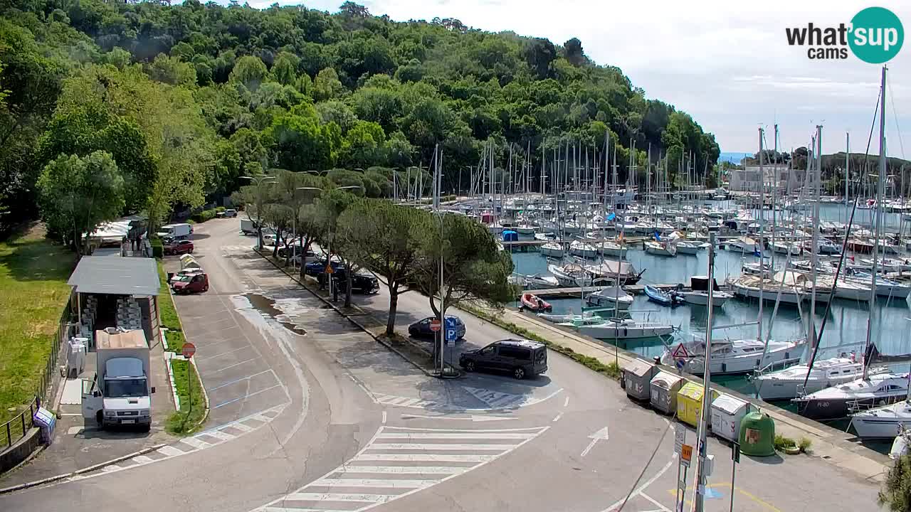Webcam Sistiana – Blick auf Marina und Bucht