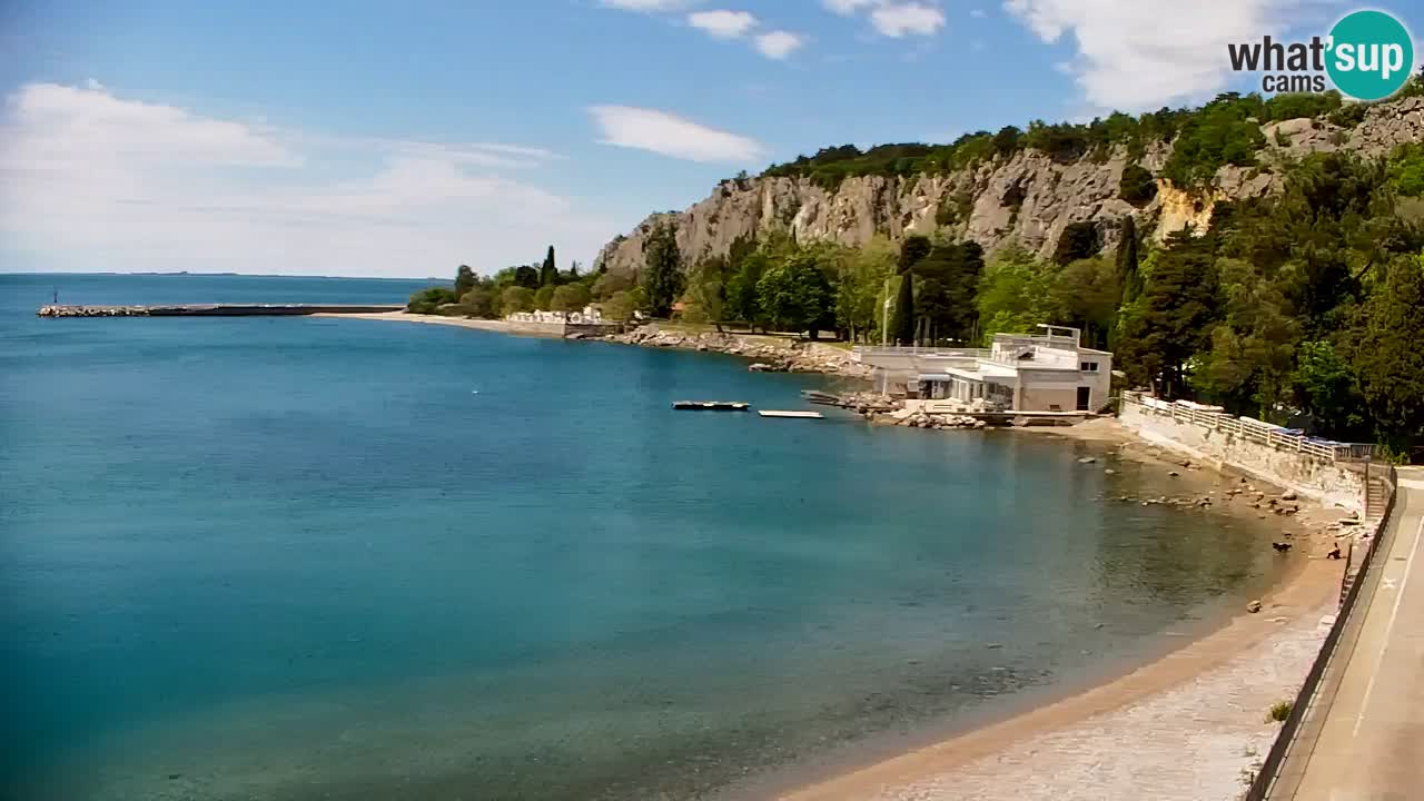 Webcam Sistiana – Vista sobre la marina y la bahía