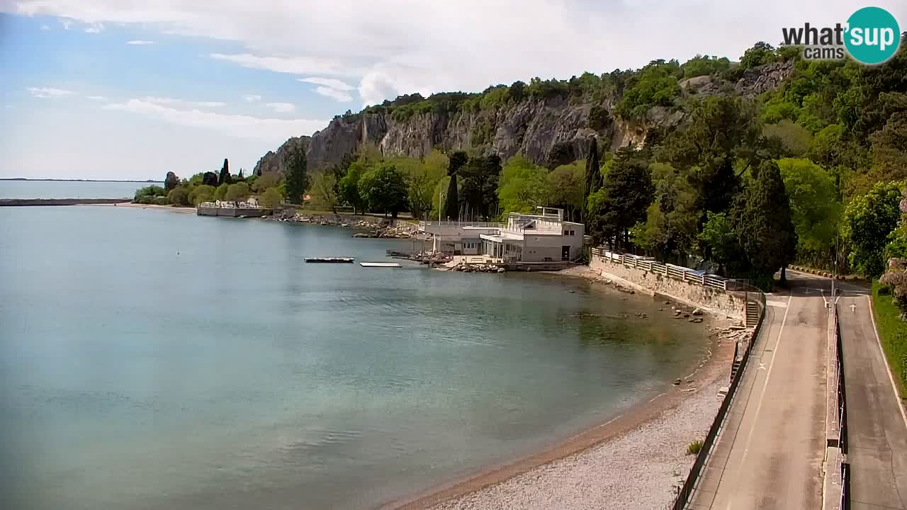 Webcam Sistiana – Vista sulla marina e sulla baia